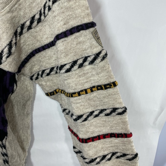 Vintage colo colucci knit wool men’s coogie inspired thick crew sweater pullover - Picture 8 of 12